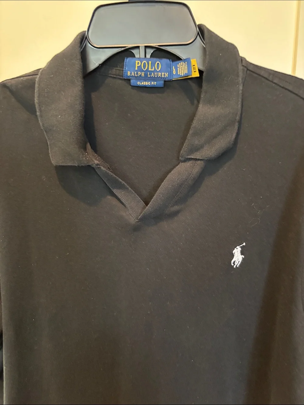 Polo by Ralph Lauren Black Men’s Polo with White Pony
